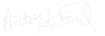 Signature Audrey de Fornel